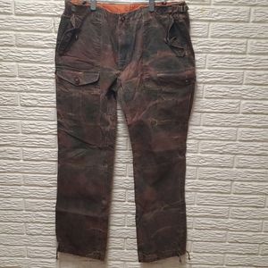 Polo camo/orange reversible cargo pants.
